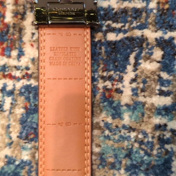 Comfort Click Men's Adjustable Brown Leather Belt - Picture 4 of 6